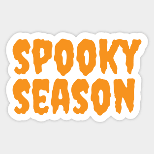 Spooky season Sticker